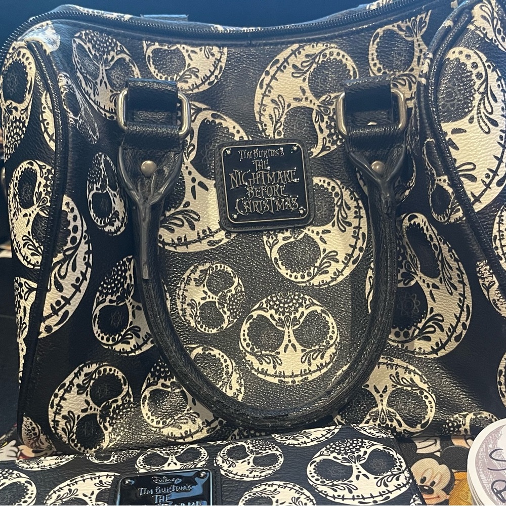 Sugar skull jack skellington loungefly purse